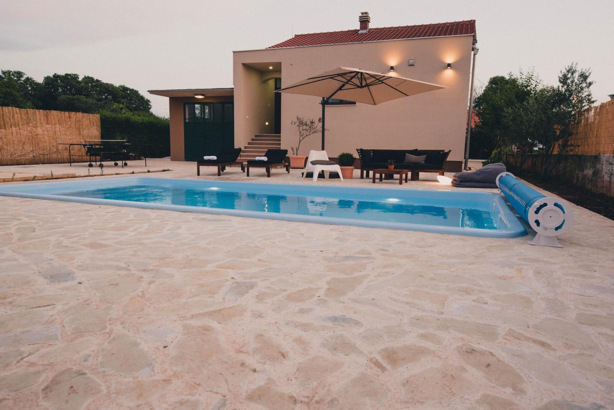 Cozy Country Home With Heated Outdoor Pool Šibenik Extérieur photo